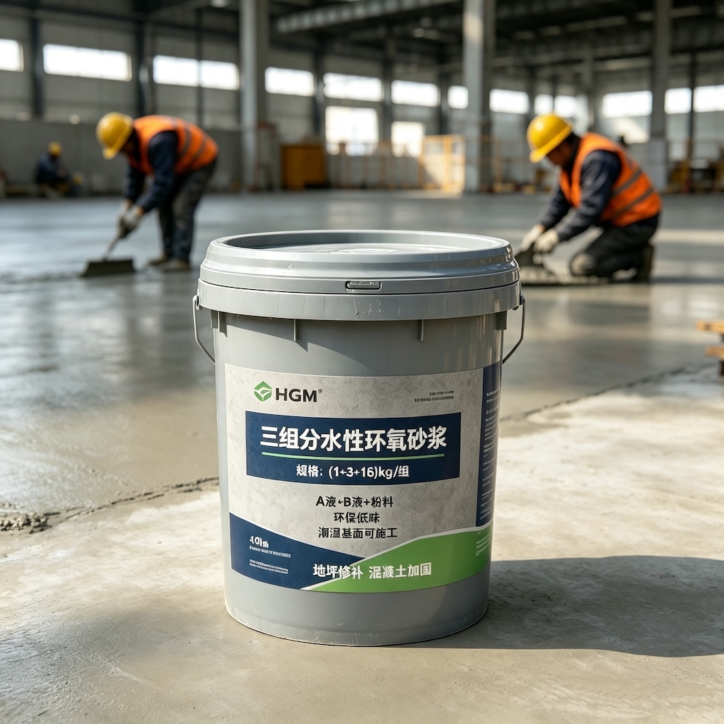 龙泉三组份水性环氧砂浆